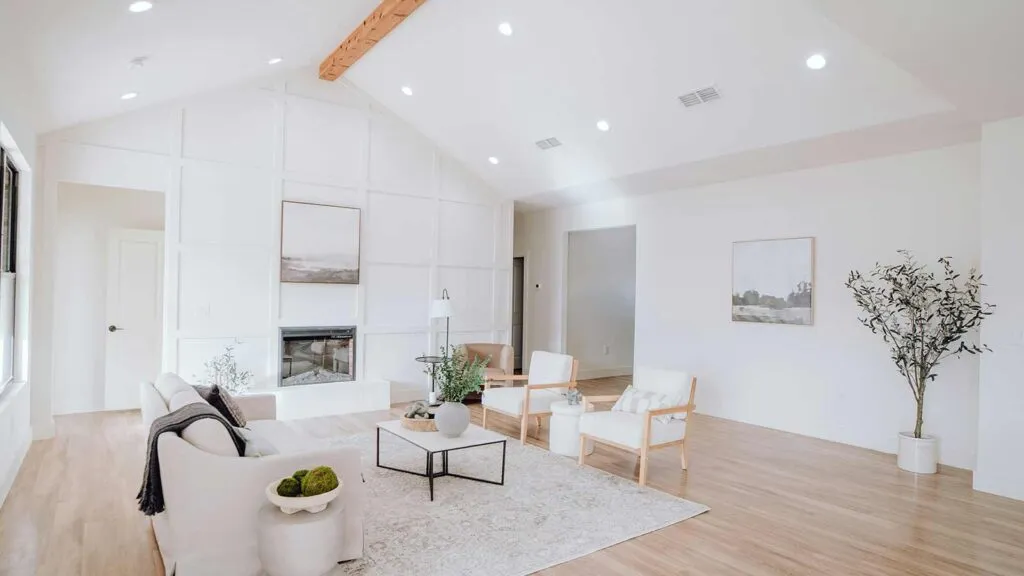 Modern, bright, minimalist living room Lien-Search