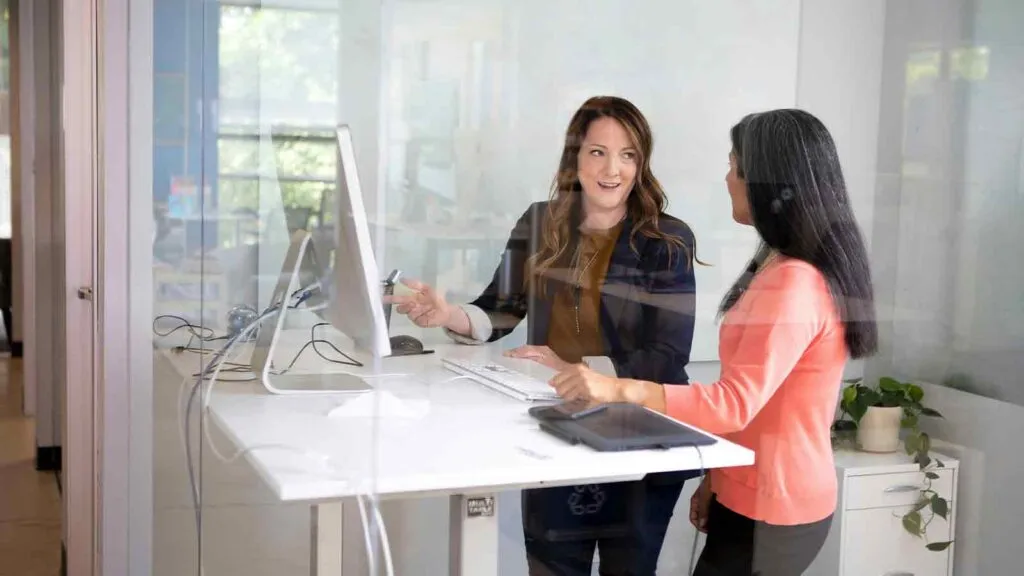 Title staff confirming recorded documents before a modification is executed